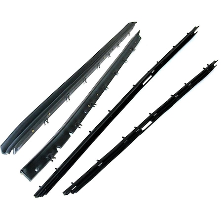 Fairchild Industries Kg2075 - 1990-1996 Chevrolet Corvette Belt Weatherstrip Kit KG2075